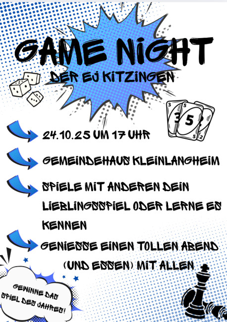 Spielenacht der Evangelischen Jugend im Dekanat Kitzingen